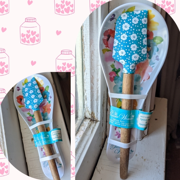 Spoon rest and Spatula